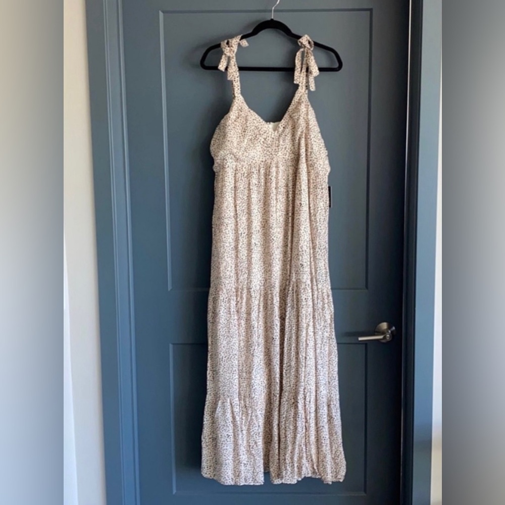 Express Boho tiered maxi dress